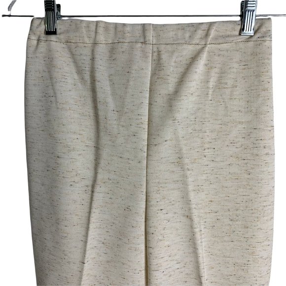 Vintage 70s Layered Look Cardigan Pant Set S Beige Knit Buttons Elastic Waist - Picture 9 of 10